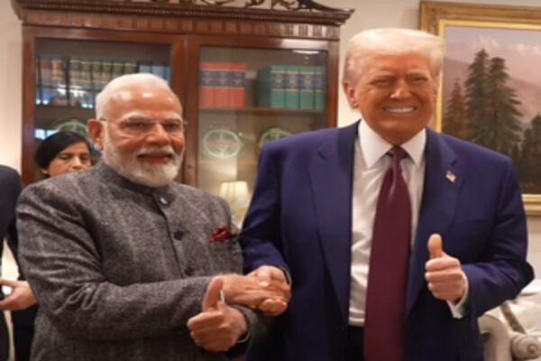 Modi-Trump-make India Great Again Meets MAGA